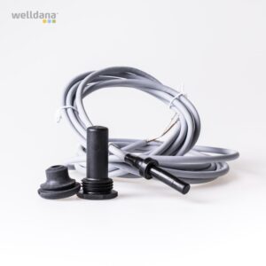 Solar temp. sensor m. 4 m kab
