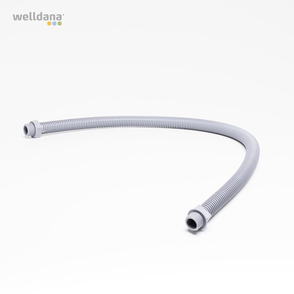19mm Flexrør. 0,9m. ¾" Welldana poollampe +IMage poollampe