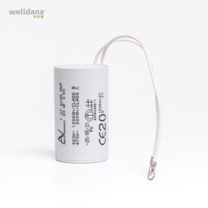 Kondensator 20uf Koral 0,75kW/1hk L 62 mm m/fast kabel
