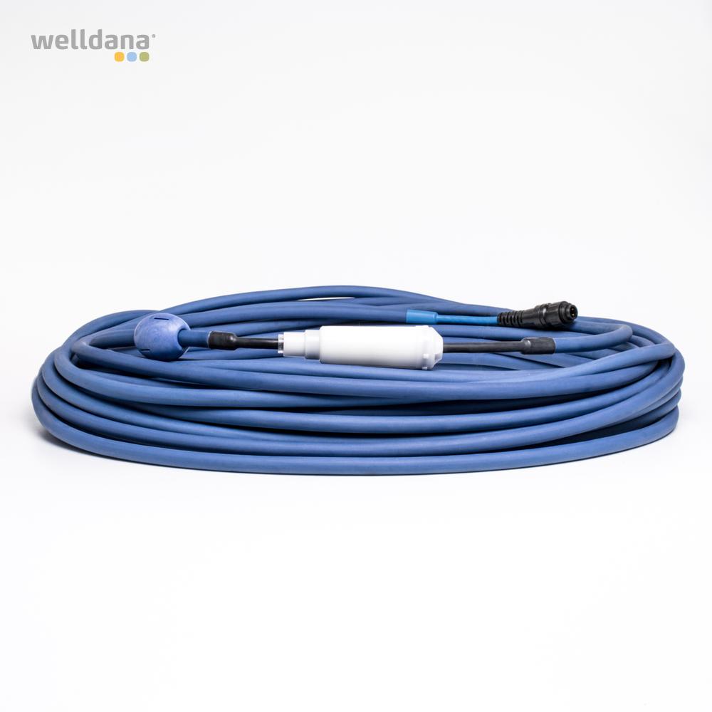 Kabel m. svivel 40 m. 2x2(14-01)