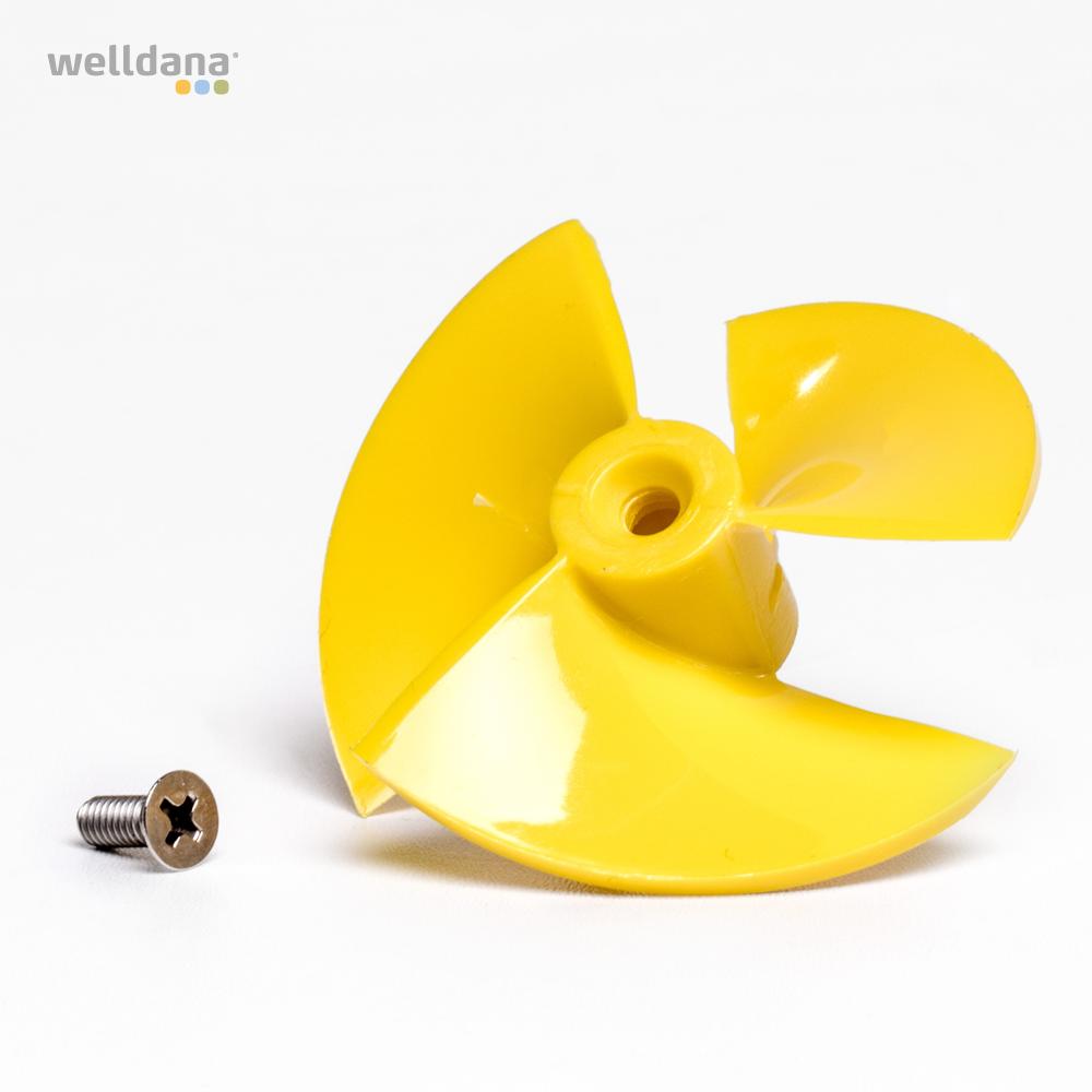 Impeller + skrue 2x2(23), Prox2(25), W20(11) W100 (26)