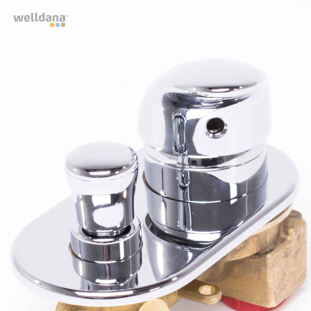 Blandingsbatteri, crome A model. - Image 2