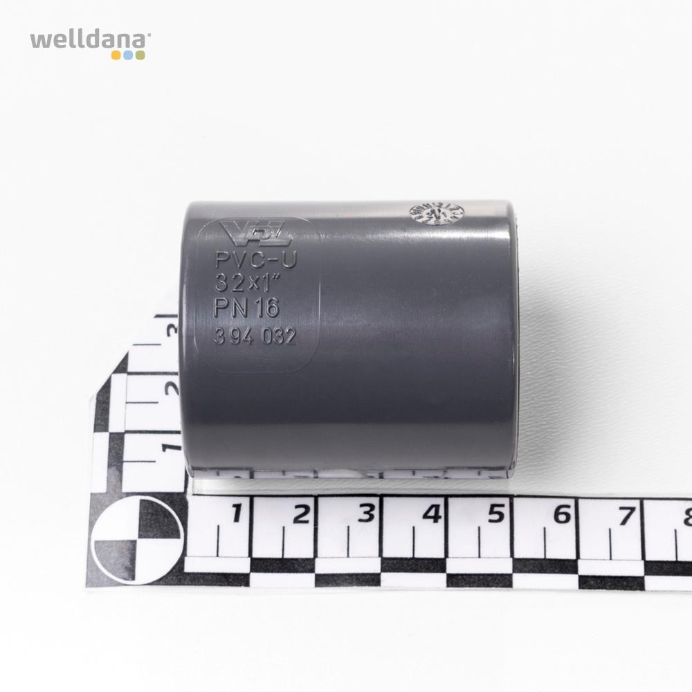 PVC muffe 32 x 33mm US - Image 4