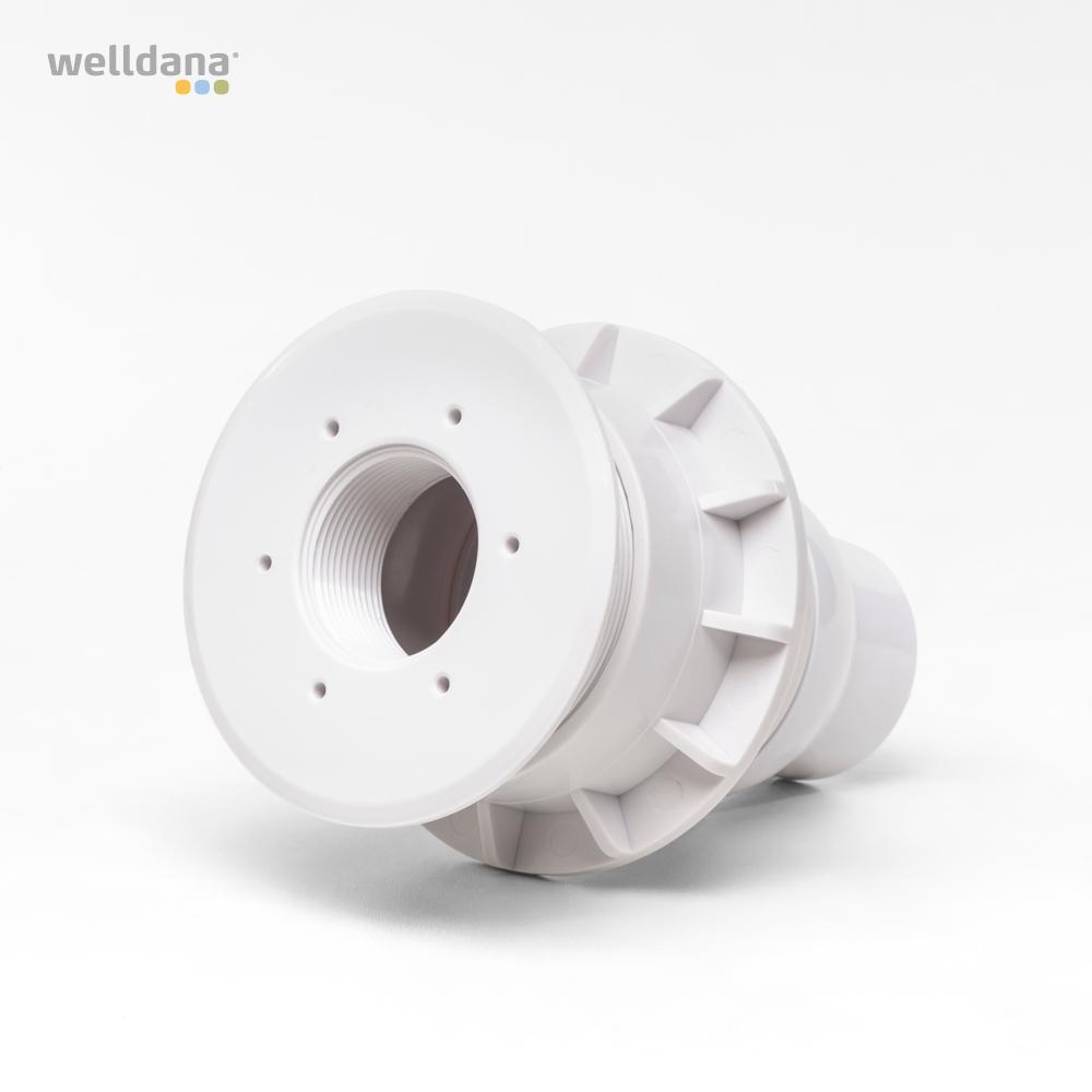 Væg gennemføring m/flangekit Adagio Til stål/polyester/liner pool - Image 2