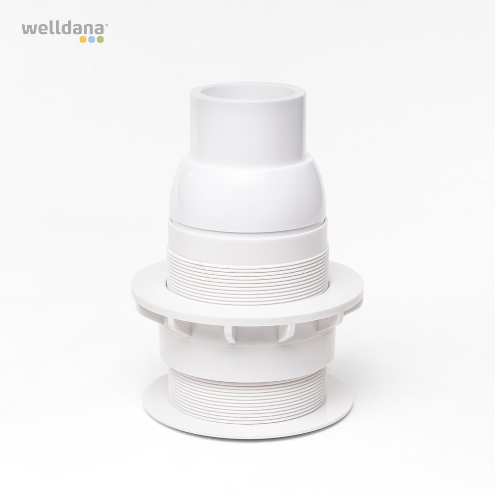 Væg gennemføring m/flangekit Adagio Til stål/polyester/liner pool - Image 3