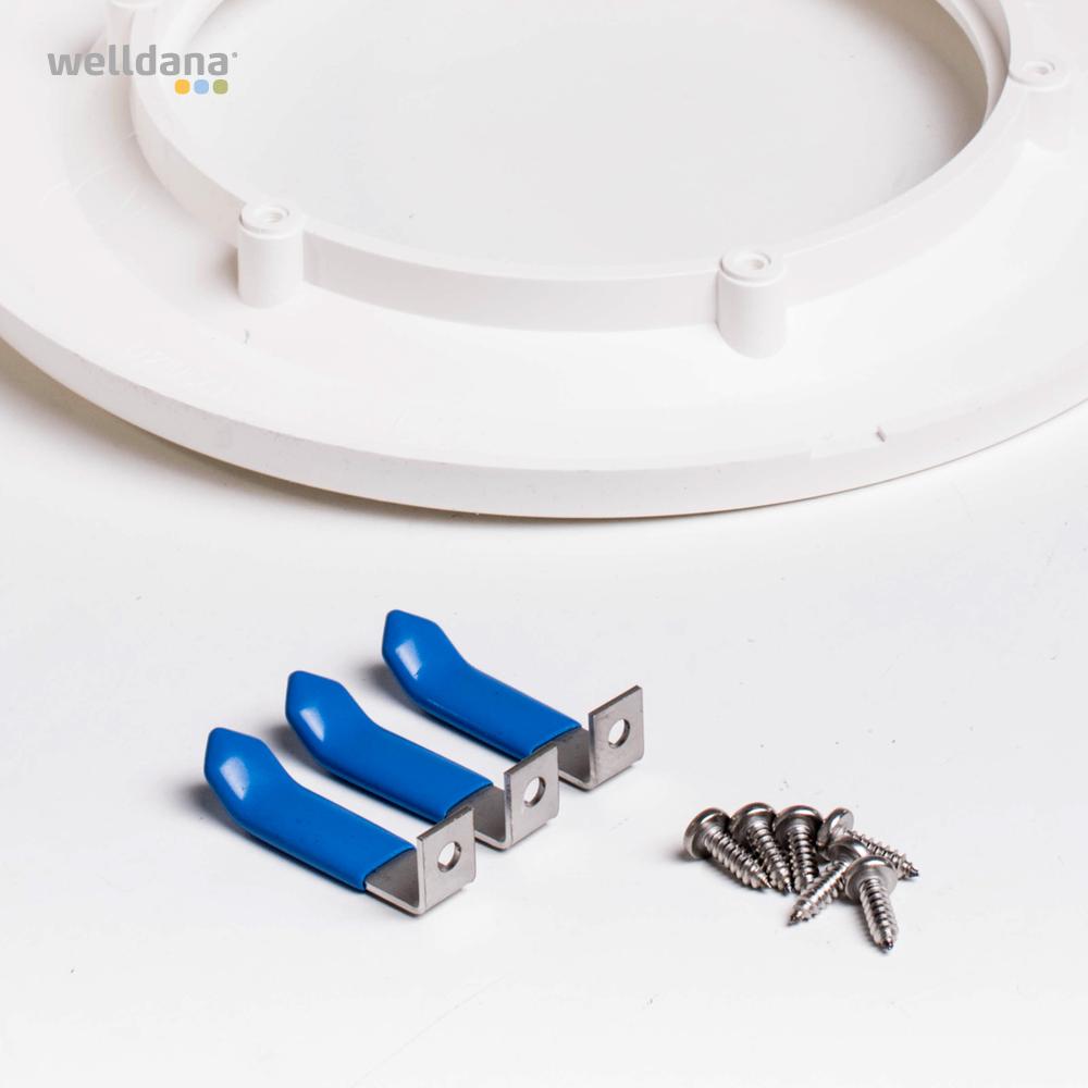 Flange hvid m. universal kit f.LED par 56 Seamaid - Image 2