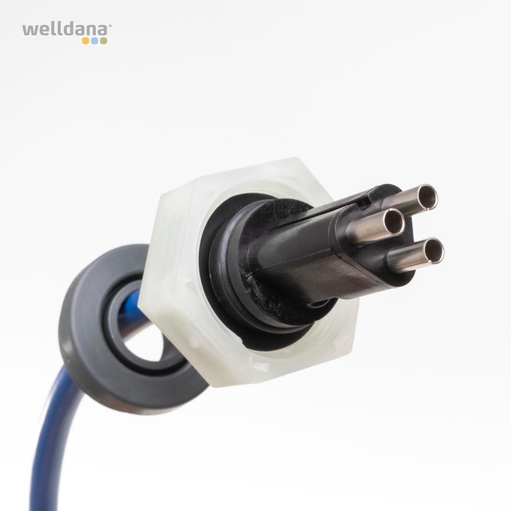 Kabel 1,2m m. svivel M600 3W - Image 3