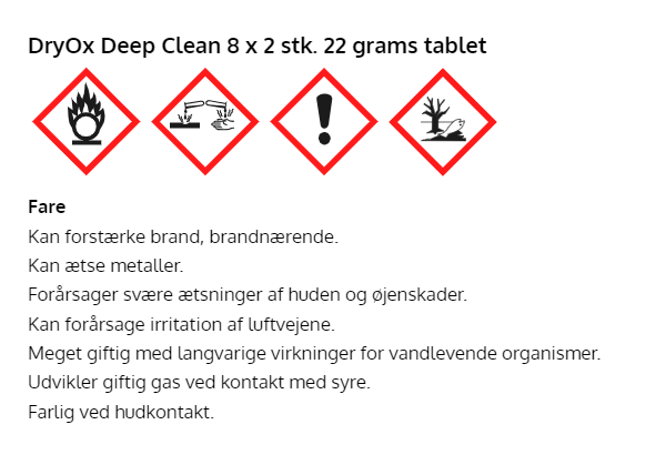 DryOx Deep Clean 8 x 2 stk. 22 grams tablet - Image 3