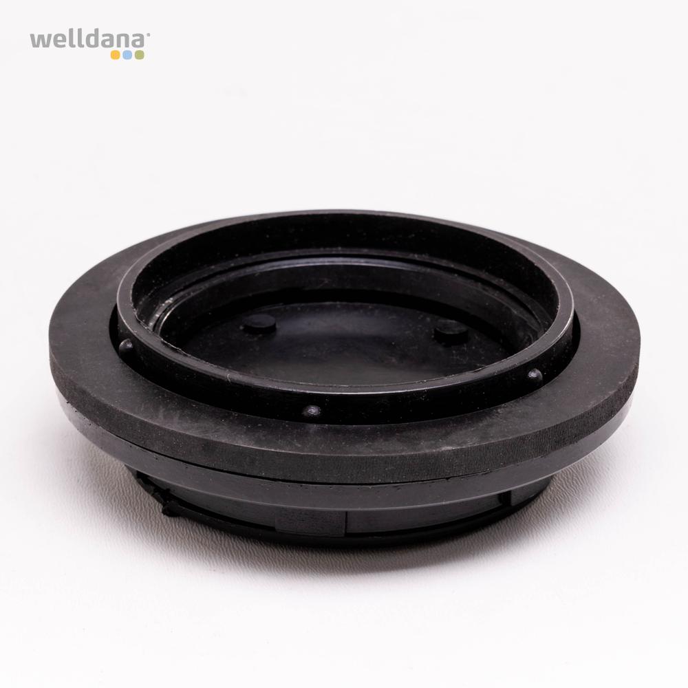 Gevindflange 2 " - sort/top - Image 2