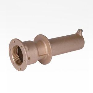 Væg gennemføring 2" X 2"   240 mm  Bronze  / Saltvand