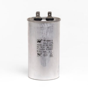 Compressor Capacitor 34 uf f. 34-180100 + 105 + 120