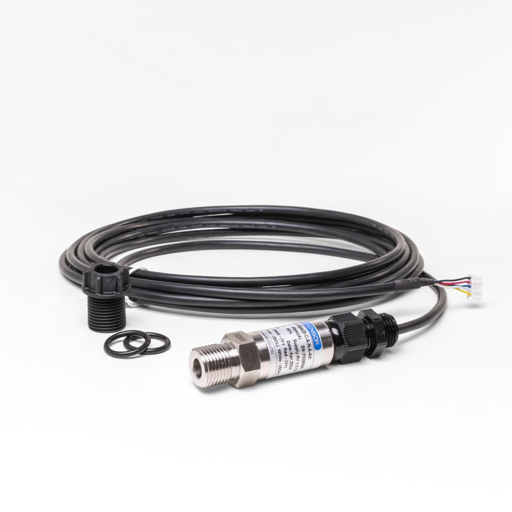 Tryk måler sæt m. 4 meter kabel Space