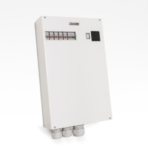 Styring Max 40kw. Med touchpanel og uge ur
