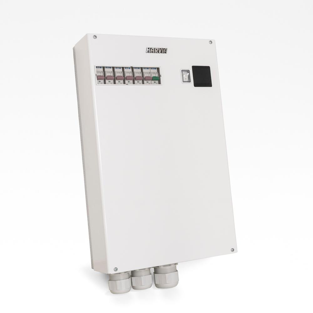 Styring Max 40kw. Med touchpanel og uge ur