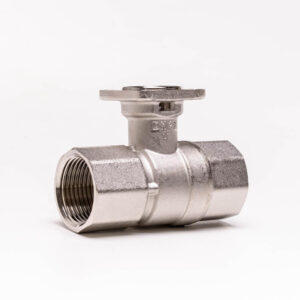 2 veis kuleventil DN25/1" invendig gjenger. Passer til Belimo ventil motor.