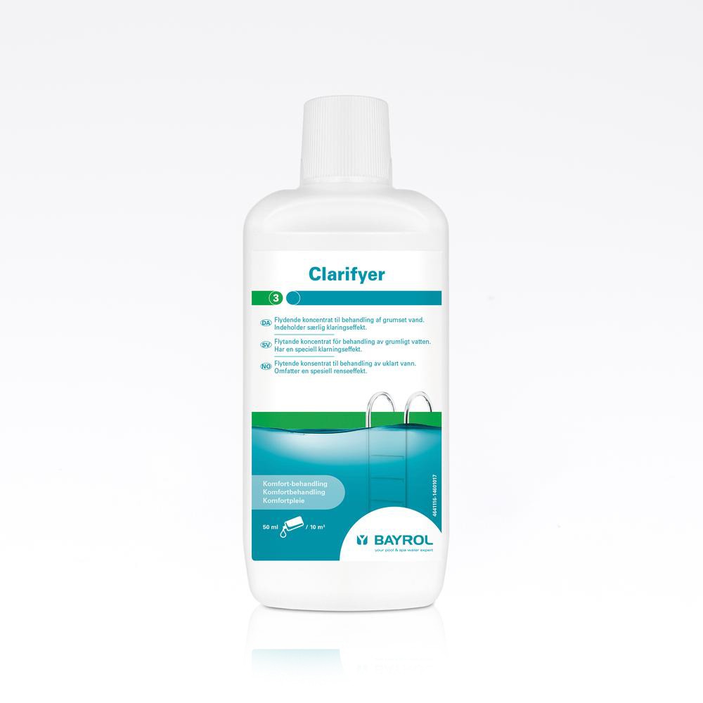 Clarifyer 1 ltr. algeforebyggelse plastic flaske, mod grønne mikroorganismer