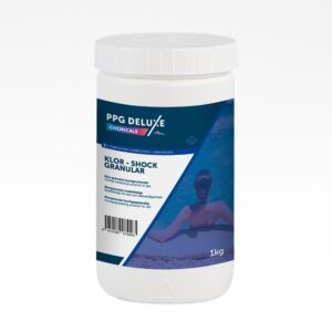 Klorgranulat hurtigtvirkende 1kg - PPG Deluxe - Stabiliseret klorgranulat - SPA og Pool