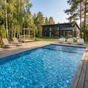 Poolpakke Favorit  4 x 8 x 1,50 m